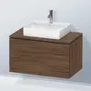 Image de Duravit L-Cube Meuble avec plan de toilette, LC4880021210000,