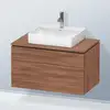 Image de Duravit L-Cube Meuble avec plan de toilette, LC4880079790000,