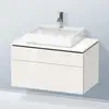 Image de Duravit L-Cube Meuble avec plan de toilette, LC4880022220000,