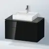 Image de Duravit L-Cube Meuble avec plan de toilette, LC4880040400000,
