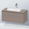 Image de Duravit L-Cube Meuble avec plan de toilette, LC4881043430000,