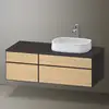 Image de Duravit Zencha Meuble sous-vasque, 4 tiroirs, ZE4827030800000,