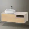 Image de Duravit Zencha Meuble sous-vasque, 3 tiroirs, ZE4828030830000,