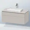 Image de Duravit L-Cube Meuble avec plan de toilette, LC4881091910000,