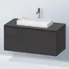 Image de Duravit L-Cube Meuble avec plan de toilette, LC4881080800000,