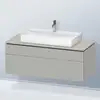 Image de Duravit L-Cube Meuble avec plan de toilette, LC4882007070000,