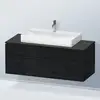 Image de Duravit L-Cube Meuble avec plan de toilette, LC4882016160000,