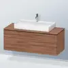 Image de Duravit L-Cube Meuble avec plan de toilette, LC4882079790000,
