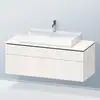 Image de Duravit L-Cube Meuble avec plan de toilette, LC4882022220000,