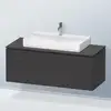 Image de Duravit L-Cube Meuble avec plan de toilette, LC4882080800000,