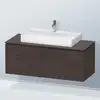Image de Duravit L-Cube Meuble avec plan de toilette, LC4882072720000,