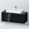Image de Duravit L-Cube Meuble avec plan de toilette, LC4882040400000,