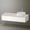 Image de Duravit Zencha Meuble avec plan de toilette, ZE4812R64830000,