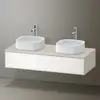 Image de Duravit Zencha Meuble avec plan de toilette, ZE4813B64830000,