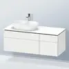 Image de Duravit L-Cube Meuble avec plan de toilette, LC4876018180000,