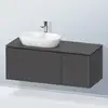 Image de Duravit L-Cube Meuble avec plan de toilette, LC4876049490000,