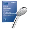 Image de Duravit Universal pommeau de douche, pomme de douche avec 3 types de jets (Rain, Intense Rain, Soft Rain), Tête de douche ronde (Ø 110 mm), facile à nettoyer, chromé