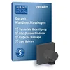 Image de Duravit Universal Coude de raccordement mural, Coude de raccordement de douche avec cache mural carré, rosace carrée, raccord de tuyau, noir mat