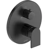 Image de Duravit Tulum by Starck Mitigeur monocommande bain/douche encastréavec inverseur, robinet salle bain avec cartouche céramique, robinetterie, Noir Mat