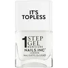 Image de Nails Inc Topless Emma (blanc éclatant)   Vernis gel sans UV   Manucure en 1 étape avec tenue d’environ 8 jours   Séchage rapide, végan & 21-free   Kit pour adultes et enfants, sans base ni top coat