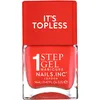 Image de Nails Inc Topless Jennifer (rouge corail)   Vernis gel sans UV   Manucure en 1 étape jusqu’à 8 jours de tenue   Séchage rapide, végan & 21-free   Pour enfants & adultes   sans base ni top coat