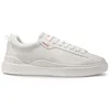 Image de Hugo Hommes Blake Tenn Baskets en Cuir avec Logo Rouge