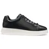 Image de BOSS Hommes Bulton Runn Baskets en Cuir avec Semelle extérieure en Gomme
