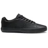 Image de BOSS Hommes Aiden Tenn Baskets en Similicuir aux Textures Unies et grainées