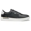 Image de BOSS Hommes Clint Tenn Baskets en Cuir à Logos Contrastants