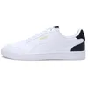 Image de Puma Shuffle Mixte Basket, Puma White-Puma White-Peacoat-Puma Team Gold, 41 EU