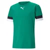 Image de PUMA Homme Teamrise Jersey Shirt, Pepper Green-puma Black-puma White, XL EU