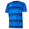 Image de PUMA Mixte enfant Teamvision Jersey Jr Shirt, Electric Blue Lemonade-limoges-puma White, 164 EU