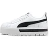 Image de PUMA Femme Mayze Lth Wn's Basket, Puma White Puma Black, 37.5 EU