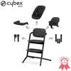 Image de Chaise haute Lemo 4-en-1 Stunning black