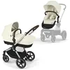 Image de CYBEX Gold EOS Lux Poussette 2-en-1, Système pour Voyage, De la naissance à 22 kg (env. 4 ans), Seashell Beige
