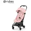 Image de Poussette Coya Matt Black/Peach Pink