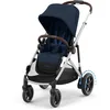 Image de CYBEX Poussette Gold e-GAZELLE S, de la naissance à environ 4 ans, max. 22 kg (mode simple) / 2x 22 kg (mode duo), système tout-en-1 avec propulsion électrique et 20+ configurations, bleu océan