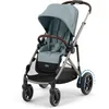 Image de CYBEX Poussette Gold e-GAZELLE S, de la naissance à environ 4 ans, max. 22 kg (mode simple) / 2x 22 kg (mode duo), système tout-en-1 avec propulsion électrique et 20+ configurations, Bleu orageux