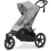 Image de CYBEX Poussette AVI SPIN, De la naissance à environ 4 ans, Max. 111 cm et 22 kg, Poussette de ville et tout-terrain, Fog Grey