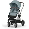 Image de CYBEX Gold EOS Lux Poussette 2-en-1, Système pour Voyage, De la naissance à 22 kg (env. 4 ans), Stormy Blue