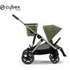 Image de Poussette Gazelle S Châssis Taupe - Moss Green