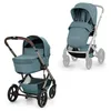 Image de CYBEX Gold Poussette TALOS S LUX & nacelle Fold Cot, Stormy Blue