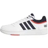 Image de adidas Homme Hoops 3.0 Low Classic Vintage Shoes, Cloud White / Legend Ink / Vivid Red, 39 1/3 EU