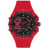 Image de Diesel Montre pour homme Framed, mouvement à trois aiguilles, boîtier en nylon multi de 51 mm avec bracelet en silicone, DZ1989