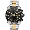 Image de Diesel Montre pour Homme Spiked, mouvement chronographe, boîtier en acier inoxydable 49 mm avec bracelet en acier inoxydable, DZ4627