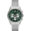 Image de Emporio Armani Montre pour hommes, Mouvement chronographe à quartz et boîtier de 41mm avec bracelet en acier inoxydable ou en cuir