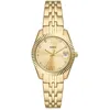 Image de Fossil Scarlette Montre pour femmes, mouvement à quartz, bracelet en acier inoxydable ou en cuir