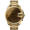 Image de Diesel Montre Mega Chief chronographe, en Acier Inoxydable, doré, pour Homme, DZ4662