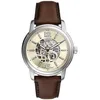 Image de Fossil Heritage Watch for Men, Automatic Movement with Stainless Steel Or Leather StrapMarron Bois