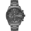 Image de Diesel Mega Chief Slim Watch for Men, Chronograph Movement with Stainless Steel Strap